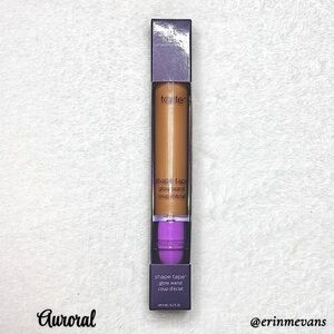 Tarte Shape Tape Glow Wand Liquid Highlighter with Sponge Auroral Full Size New
